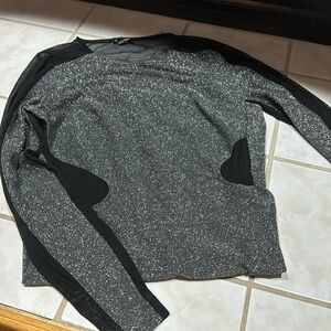 Long sleeve Express mesh and sparkly dress